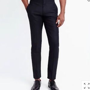 J. Crew Slim-fit Thompson Wool Black Tuxedo Pant, W31 L32, NWT